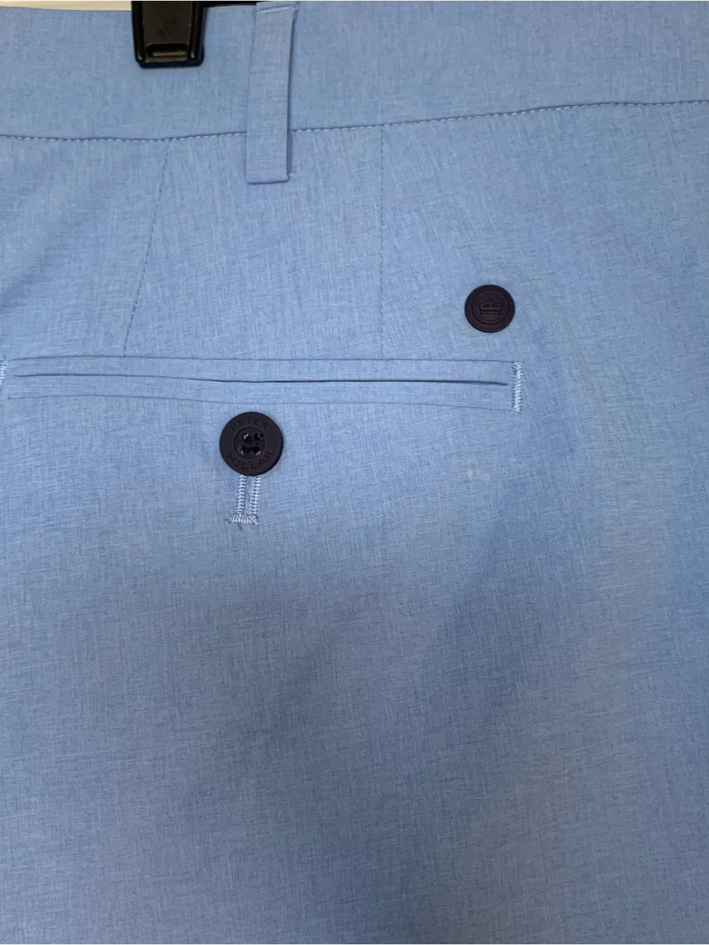 Peter Millar NWT 40 Performance Sky Blue SURGE Tailor Fit Front Front Shorts